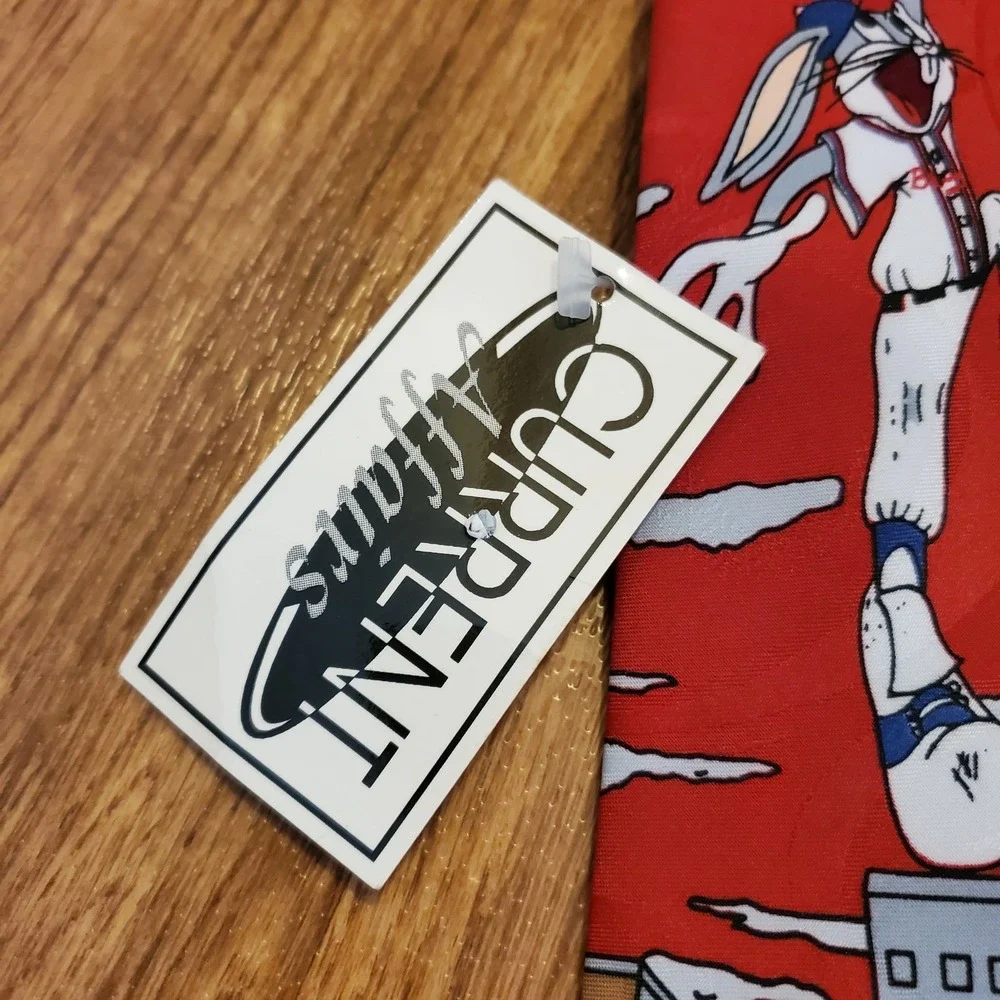 Vintage Atlanta Braves Tie‎ Red Bugs Bunny Baseball MLB Genuine Merchandise 1994